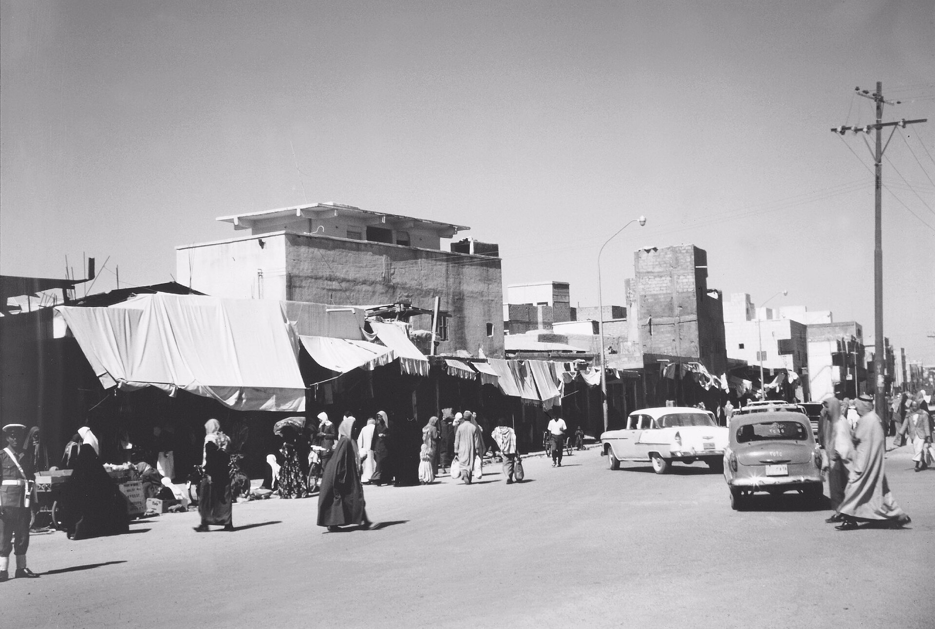 Souq Ushaiger in old Riyadh, 1965